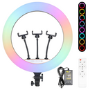 MJ-33 RGB LED Studio Ring Light – Professional Lighting for Photography & Content Creation