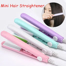 Mini Portable Ceramic Hair Straightener & Curler | Smooth, Silky, Frizz-Free Styling | Random Color