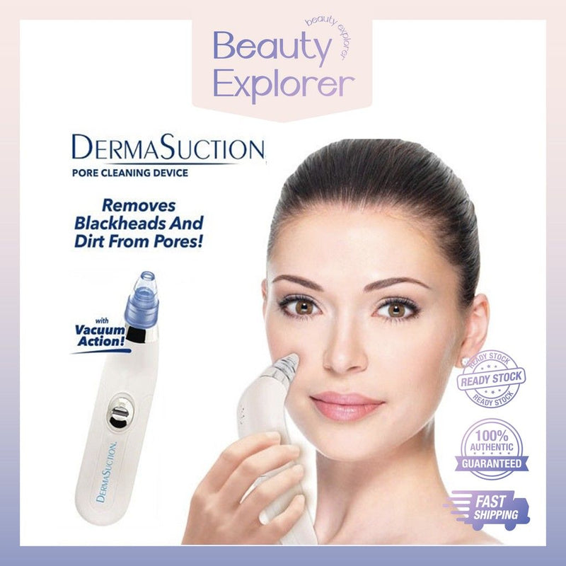 Blackhead Removal Machine | Derma Suction 3 In 1 Black Head Remover Machine | Acne Pimple Pore Cleaner Vacuum Suction Tool