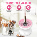 Electric Makeup Brush Cleaner Machine - Automatic | USB Rechargeable & Gentle on Bristles | Random Color